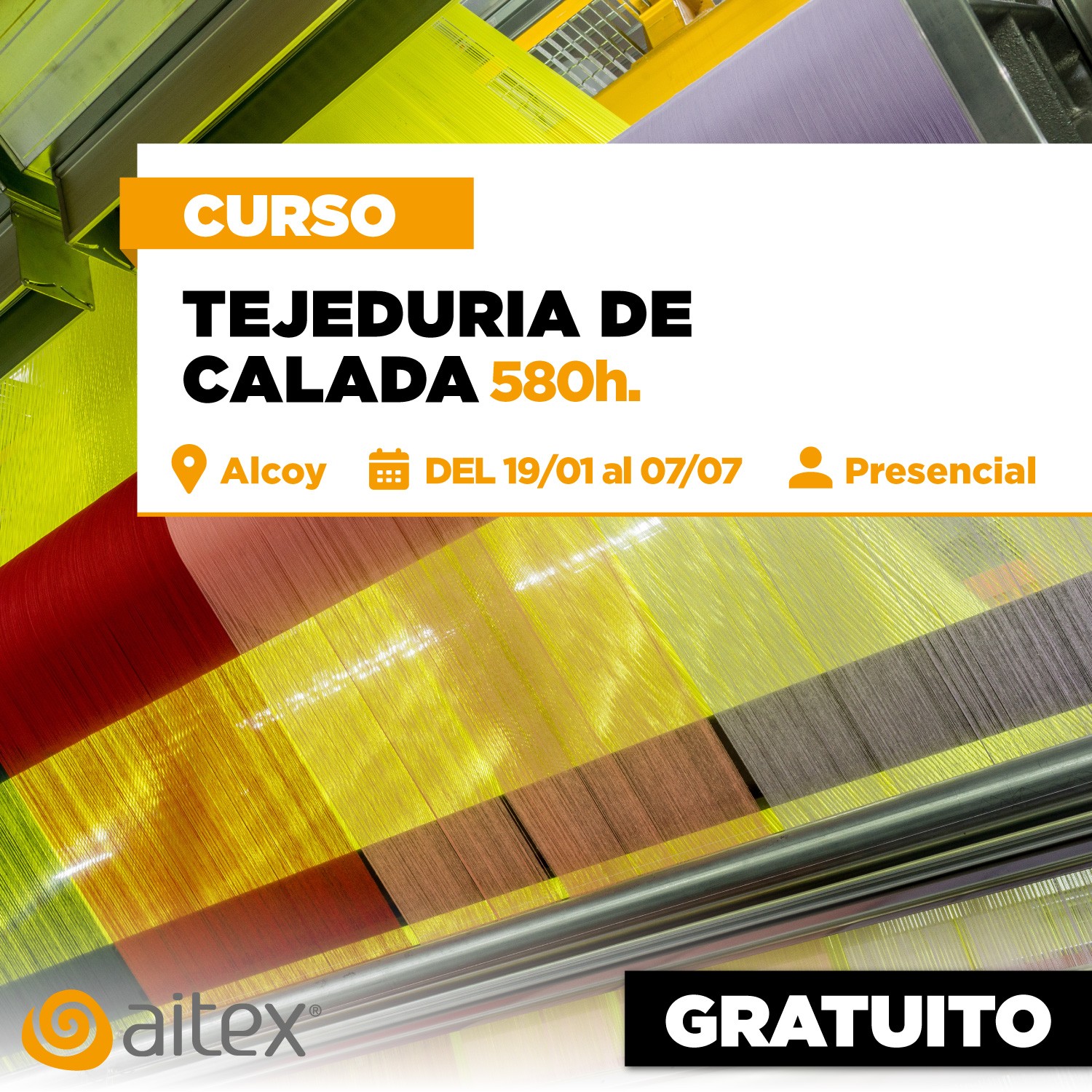 CURSO TEJEDURIA DE CALADA