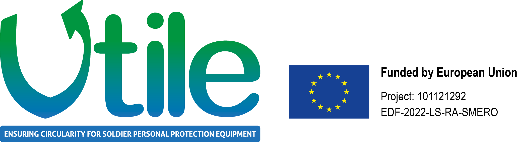 LOGO UTILE eu dicitura orizz