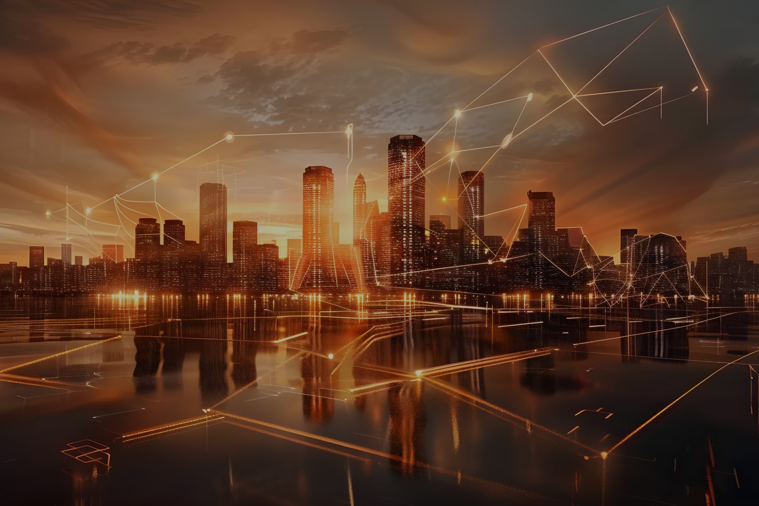 3D cityscape with smart grids and energyefficient buildings usin