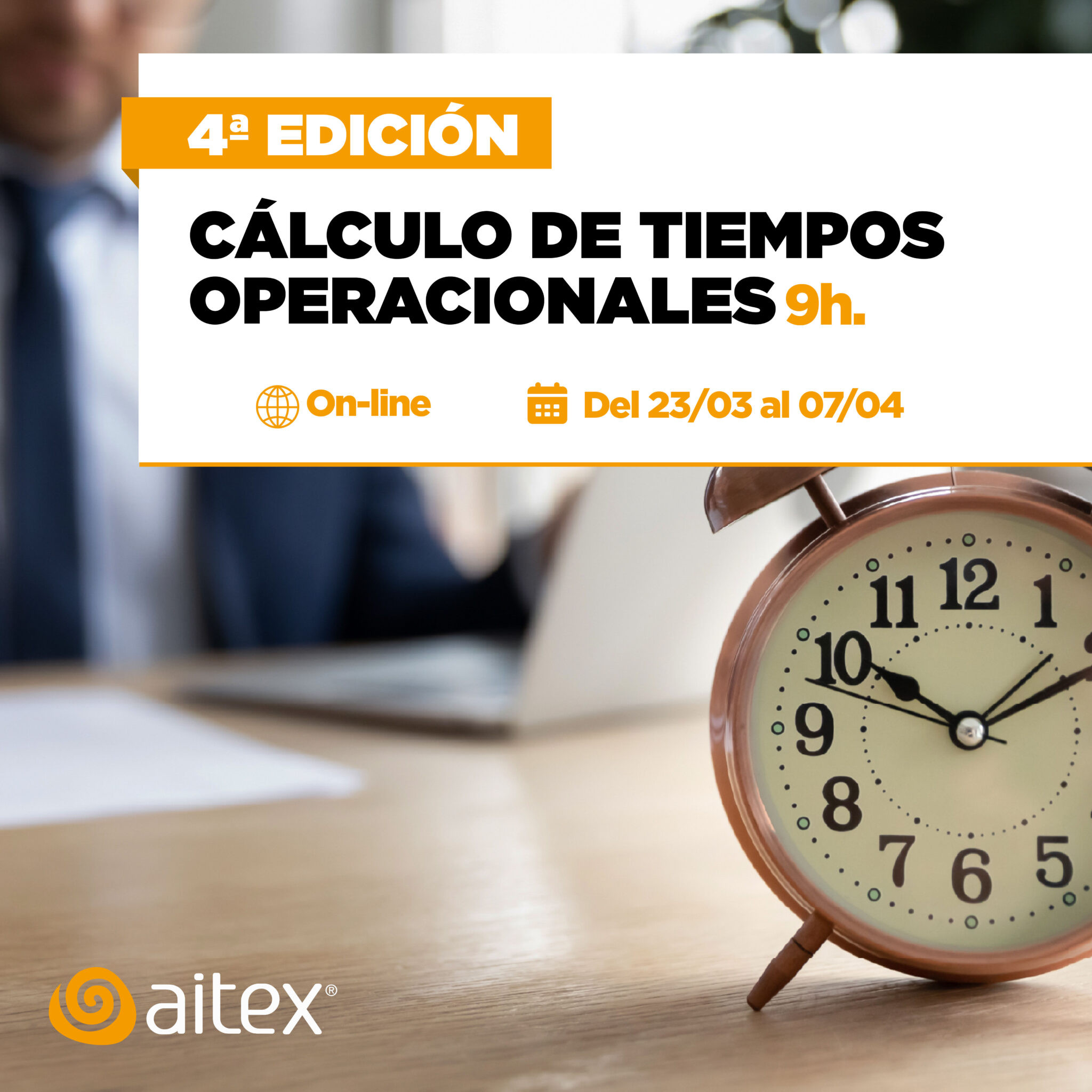 CÁLCULO DE TIEMPOS OPERACIONALES
